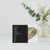 Carte de visite de bijoux (Debout devant)