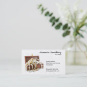 Carte de visite de bijoux (Debout devant)