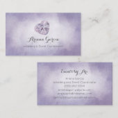 Carte de visite de bijoux de pierre gemme de (Devant / Derrière)