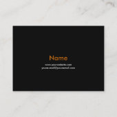 Carte de visite de billard (Dos)