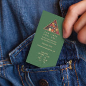 Carte de visite de billard avec Heures