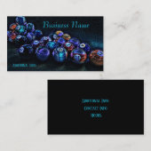 Carte de visite de billards d'étincelle de galaxie (Devant / Derrière)