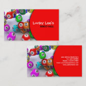 Carte de visite de bingo-test (Devant / Derrière)