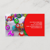 Carte de visite de bingo-test (Dos)