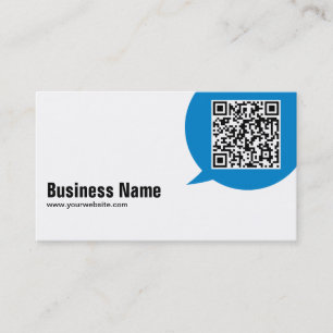 Carte de visite de bioingénieur Blue Talk