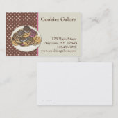 Carte de visite de biscuits (Devant / Derrière)