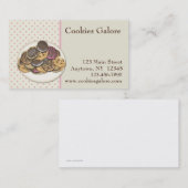Carte de visite de biscuits (Devant / Derrière)