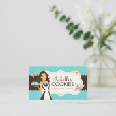 Carte de visite de biscuits Whimsical (Debout devant)
