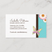 Carte de visite de biscuits Whimsical (Dos)