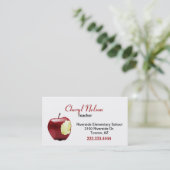 Carte de visite de Biten Apple Teacher (Debout devant)