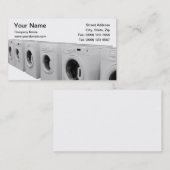 Carte de visite de blanchisserie (Devant / Derrière)