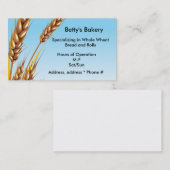 Carte de visite de blé (Devant / Derrière)