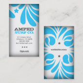 CARTE DE VISITE DE BLEU DE ROCKIN FRESHTASTIC (Devant / Derrière)