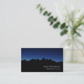 Carte de visite de bleu de Teton (Debout devant)