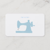 Carte de visite de bleu et blanc de machine à (Dos)