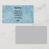 Carte de visite de bleus de Paisley (Devant / Derrière)