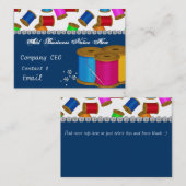 Carte de visite de Bling de changements (Devant / Derrière)