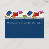 Carte de visite de Bling de changements (Dos)