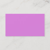 Carte de visite de blocs funky, violet (Dos)