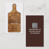Carte de visite de blog de nourriture (Devant / Derrière)