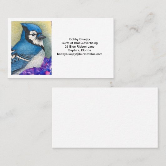 Carte de visite de Bluejay (Devant / Derrière)