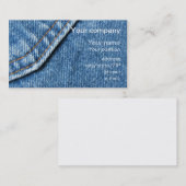 Carte de visite de "blues-jean" (Devant / Derrière)