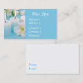 Carte de visite de BlueSpa (Devant / Derrière)