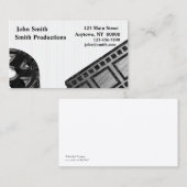 Carte de visite de bobine de film (Devant / Derrière)