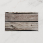 Carte de visite de bois (Dos)
