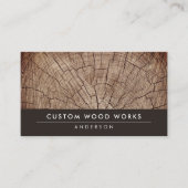 Carte de visite de bois (Devant)