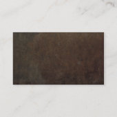 Carte de visite de bois (Dos)