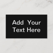 Carte de visite de boisson de Martini (Dos)