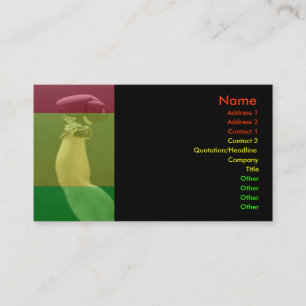 Carte de visite de boîte