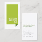 Carte de visite de boîte 3D Gras Professionnel Lim (Devant / Derrière)