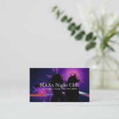 Carte de visite de boite de nuit cool de bar de da (Debout devant)