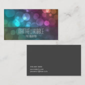 Carte de visite de "Bokeh" - arc-en-ciel (Devant / Derrière)