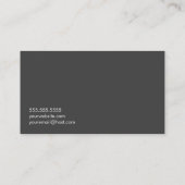 Carte de visite de "Bokeh" - arc-en-ciel (Dos)