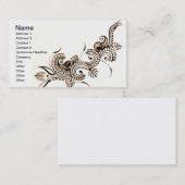 Carte de visite de Bollywood (Devant / Derrière)