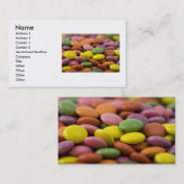 Carte de visite de bonbons (Devant / Derrière)
