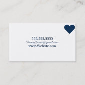 Carte de visite de bonne d'enfants (Dos)