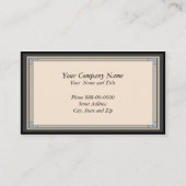 Carte de visite de bordure du cadre (Devant)