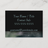 Carte de visite de Borealis de l'aurore (Dos)