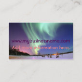 Carte de visite de Borealis de l'aurore (Dos)