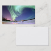 Carte de visite de borealis de l'aurore (Devant / Derrière)