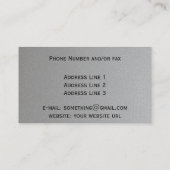 Carte de visite de bouddha Zen Garden (Dos)