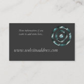 Carte de visite de boudine de ciel bleu (Dos)