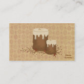 Carte de visite de bougies primitives (Dos)