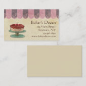 Carte de visite de boulangerie (Devant / Derrière)