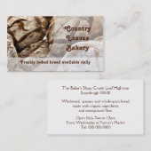 Carte de visite de boulangerie (Devant / Derrière)