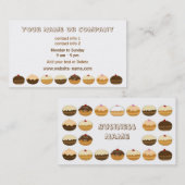 Carte de visite de boulangerie (Devant / Derrière)